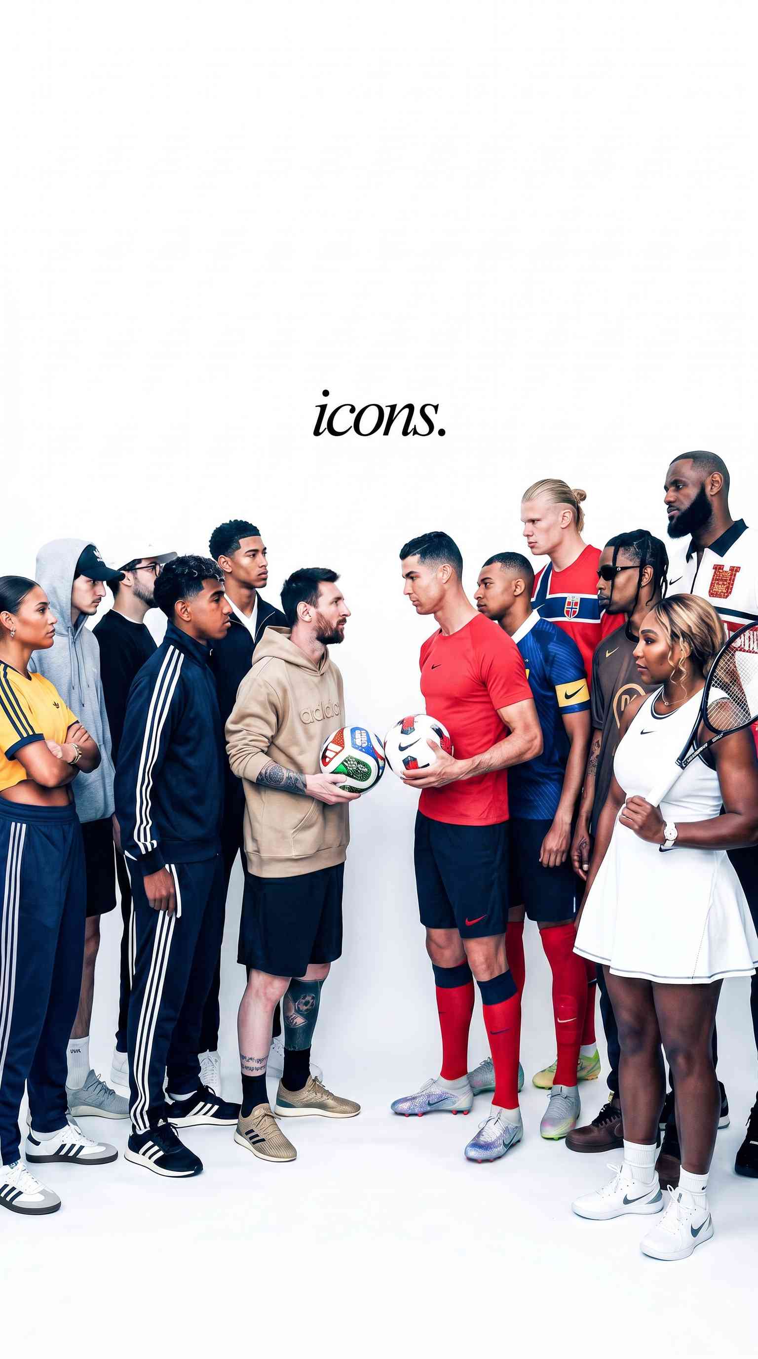 Sports Icons Group - 4K Phone Background