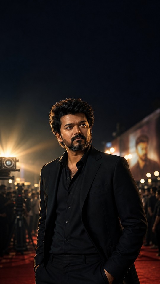 Jana Nayagan Release Date Special - Vijay 4K Wallpaper