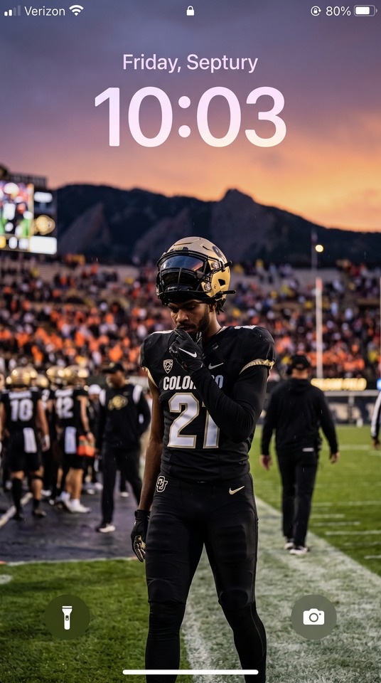 Shilo Sanders #21 Colorado Buffaloes - Fondo para Celular 4K