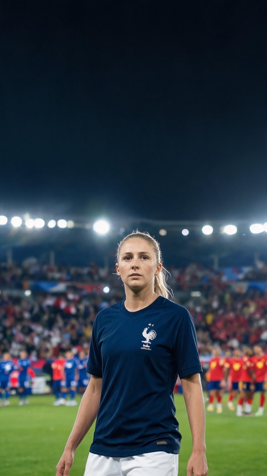 Maud Bregeon Francia Fútbol - Fondo 4K para Móvil