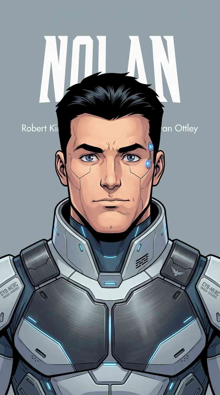 Nolan Grayson Armure Futuriste - Fond d'écran 4K