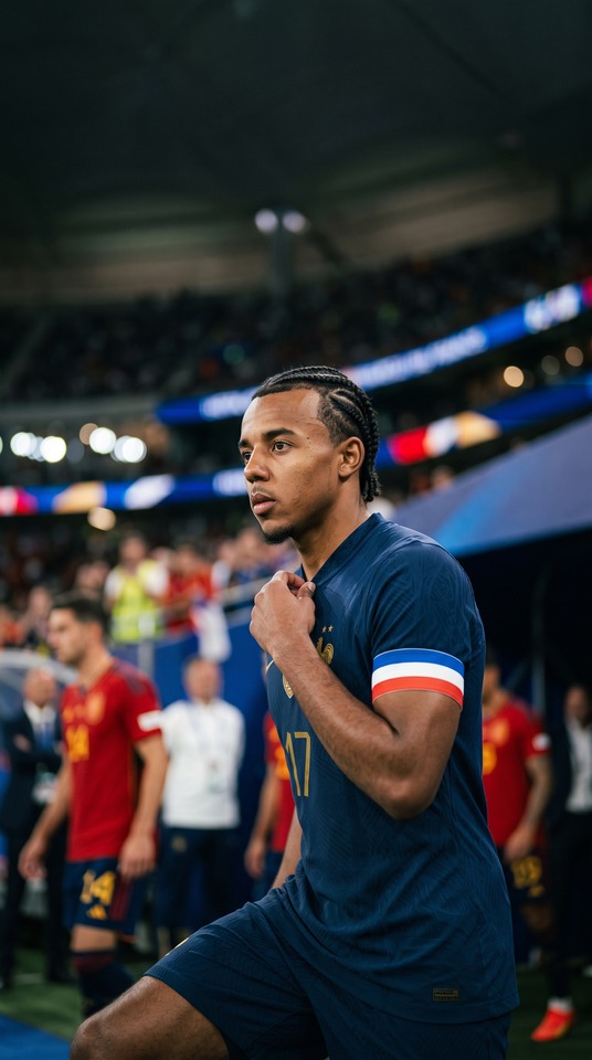 Jules Koundé Frankreich - 4K Hintergrundbild