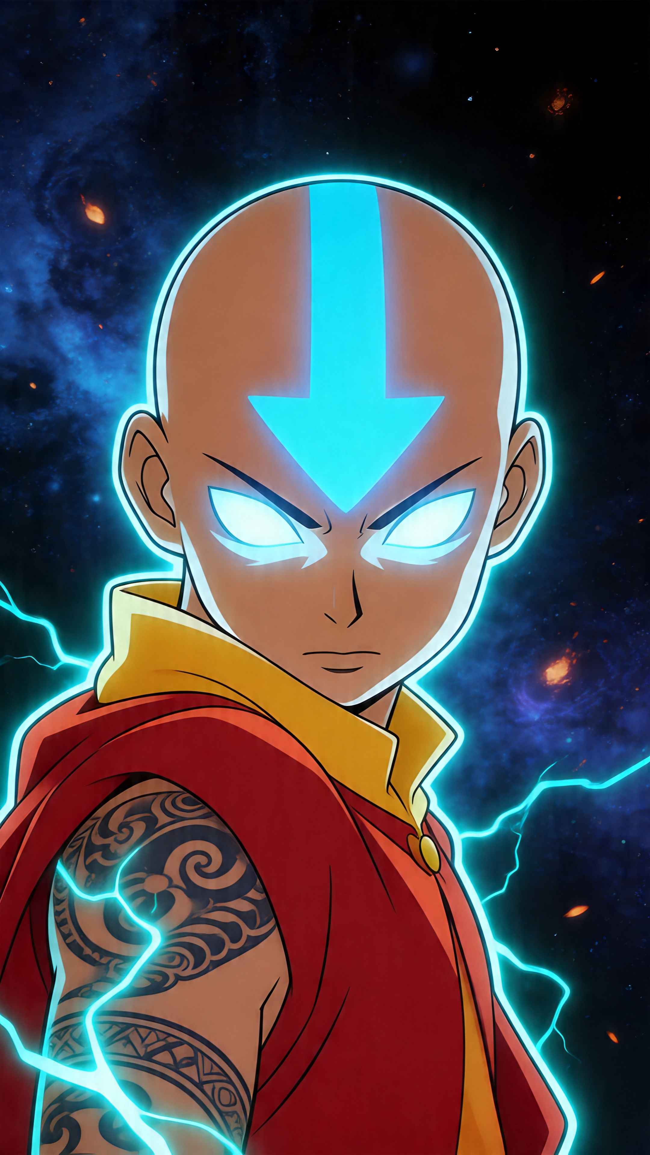 Aang État d'Avatar - 4K Fond d'Écran