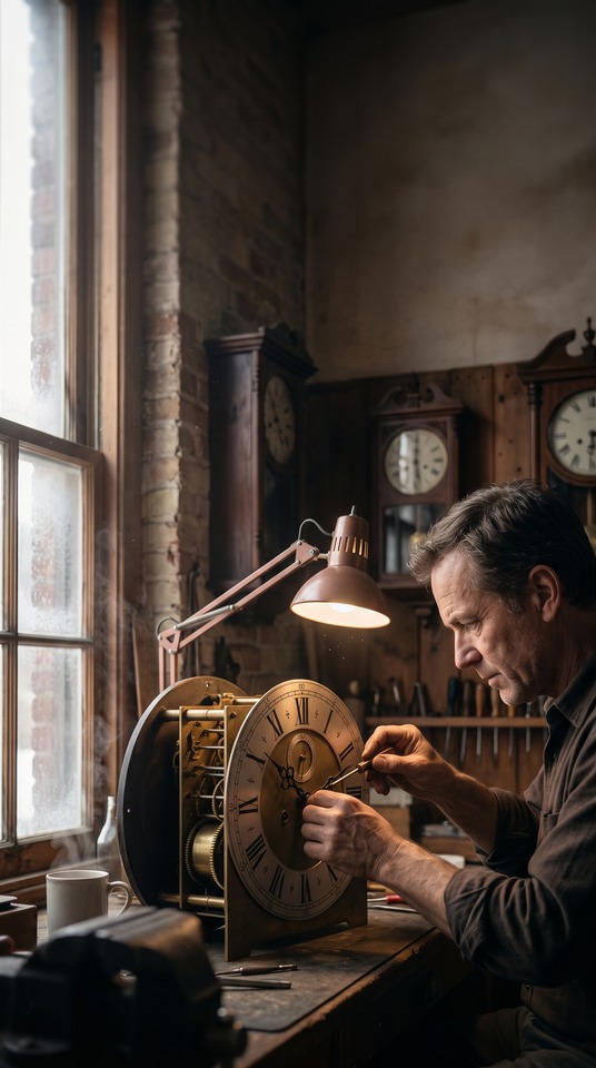 Daylight Saving Time Realistic Clockmaker - 4K Background