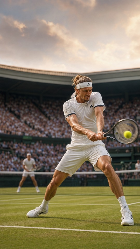 Zverev Wimbledon 2026 - 4K Phone Background