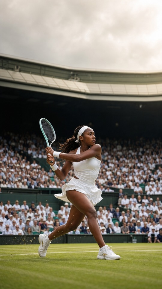Wimbledon Semi Finals 2026 - Coco Gauff 4K Wallpaper