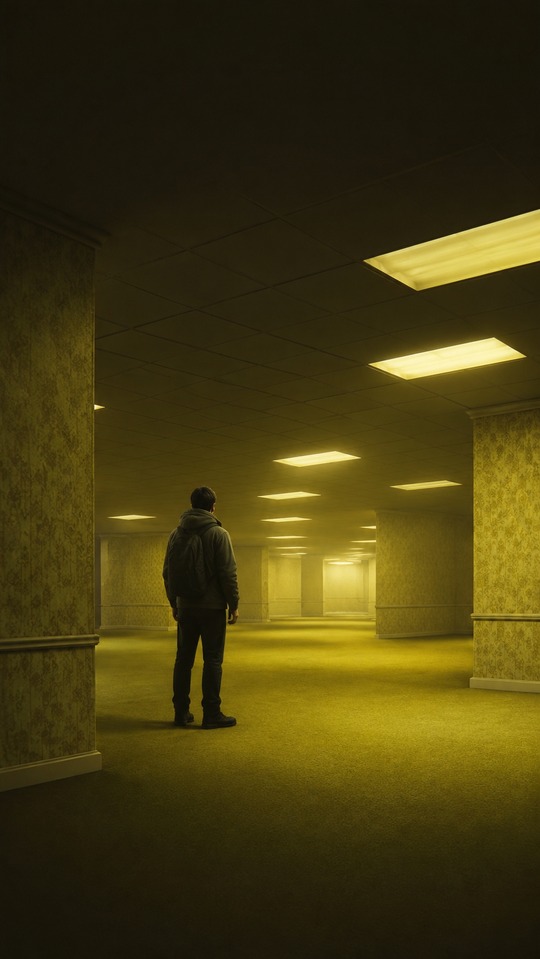 Backrooms Digital Release Cinematic - 4K Wallpaper