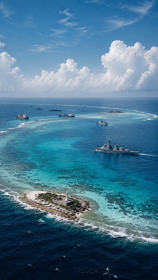 South China Sea Strategic Maritime - 4K Wallpaper