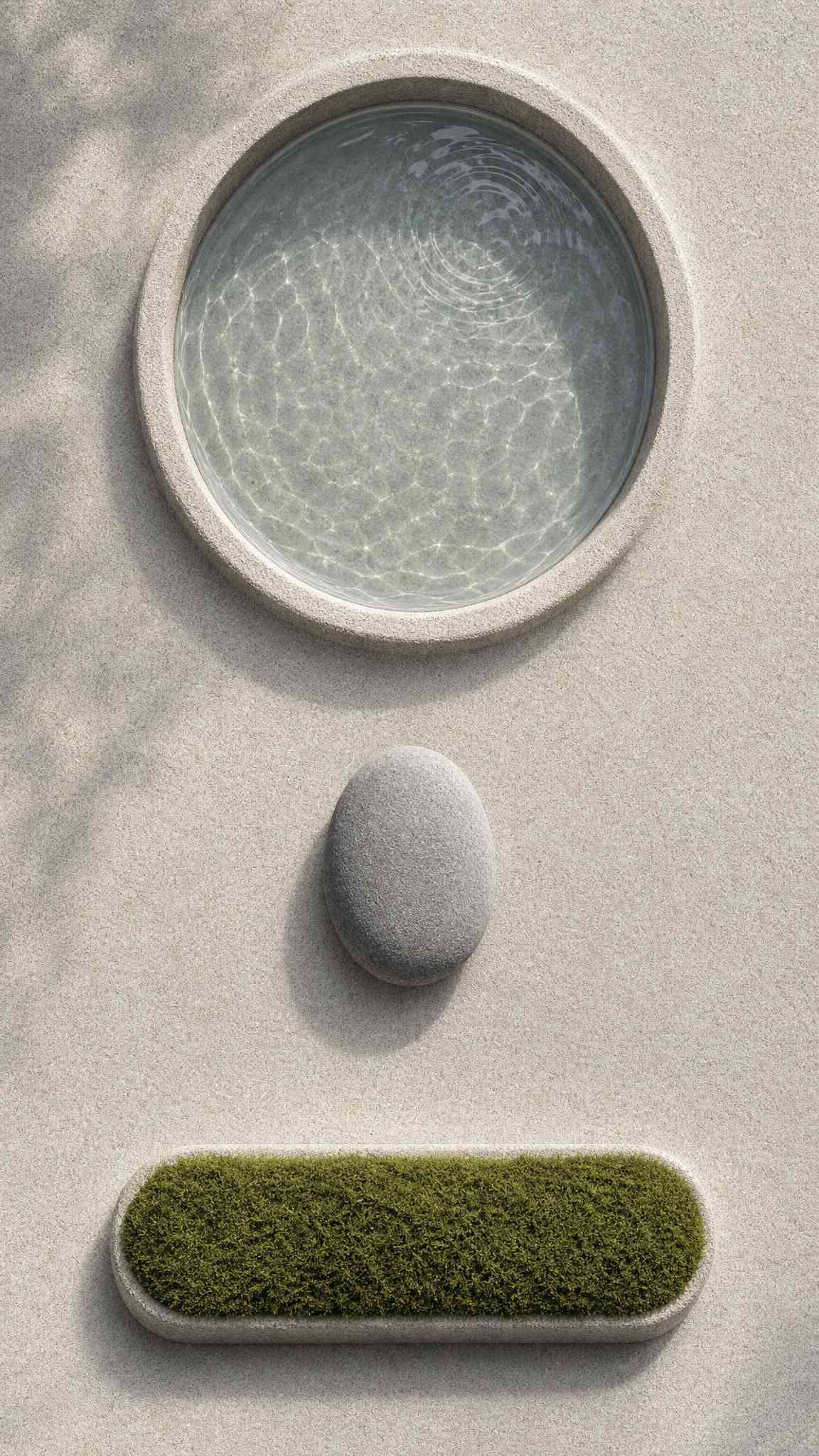 Serene Minimalist Zen Wallpaper