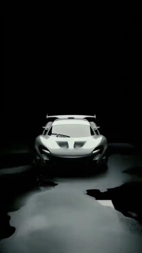White Supercar Minimalist - Live Wallpaper