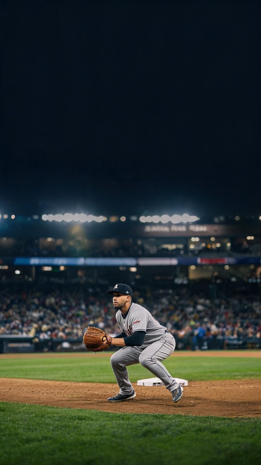Luis Arraez MLB Action - 4K Phone Background