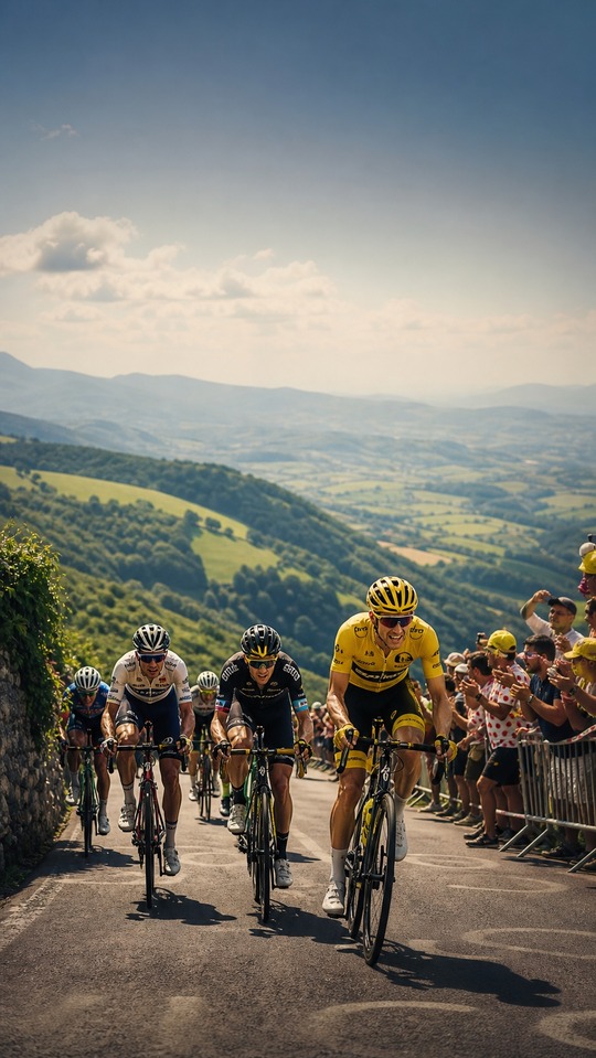 Tour de France Live Race Highlights - 4K Mobile Wallpaper