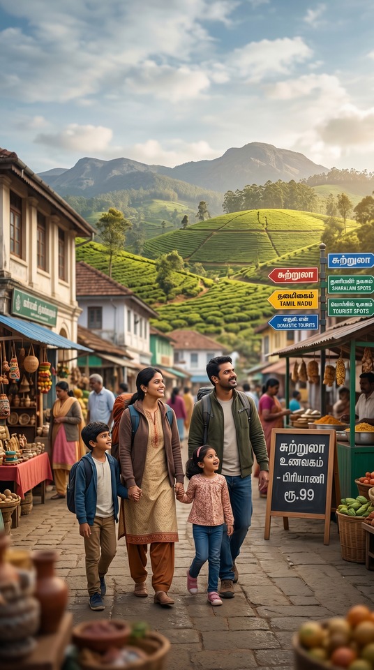 Sutrula Tamil Nadu Tourism - 4K Phone Background
