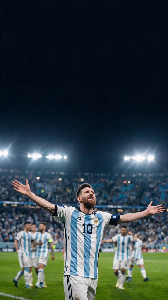 Lionel Messi World Cup 2026 Argentina - 4K Phone Background