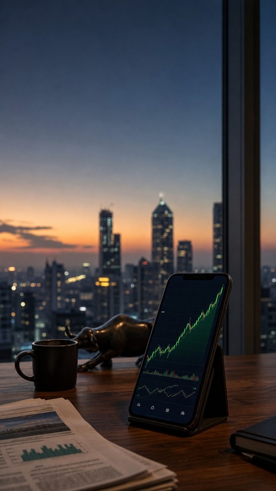Jio Finance Share Price - Bull Market 4K Wallpaper