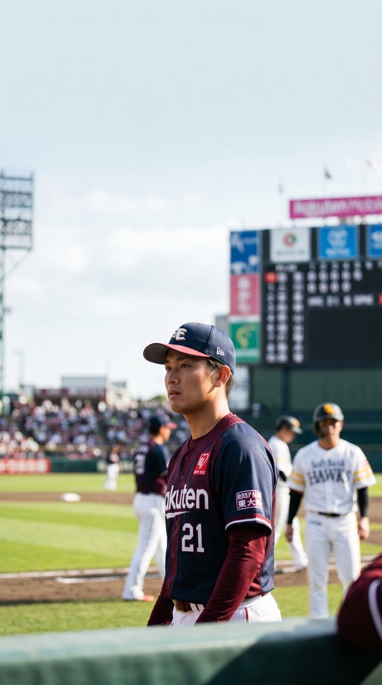 YG Yasuda Rakuten Eagles - 4K Wallpaper