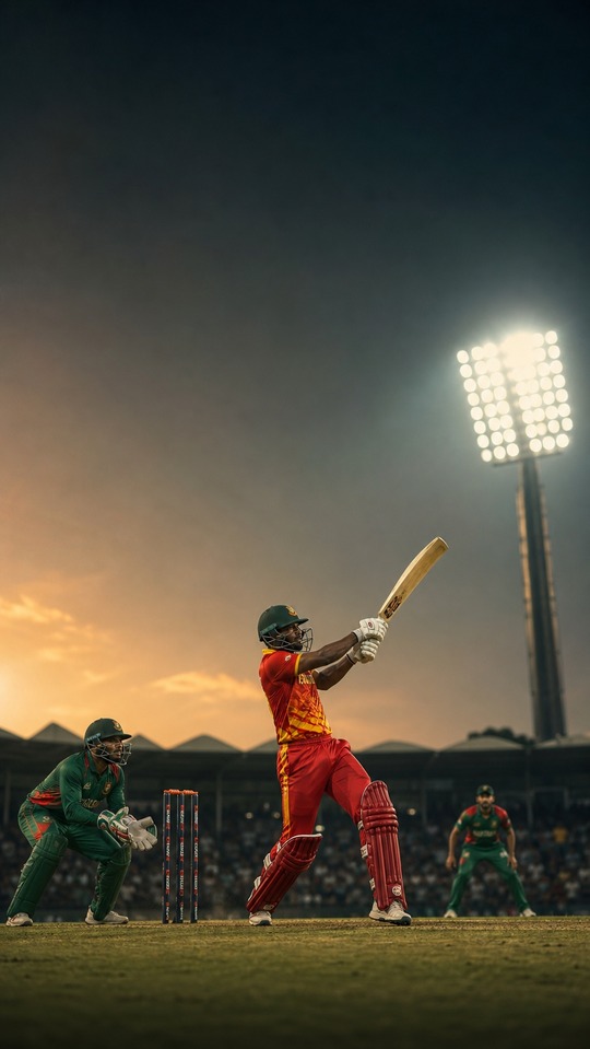Zimbabwe vs Bangladesh Cricket - Fondos 4K