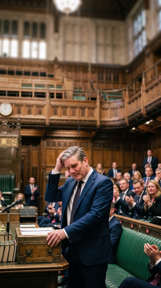 Keir Starmer Final PMQs - 4K Lock Screen Wallpaper