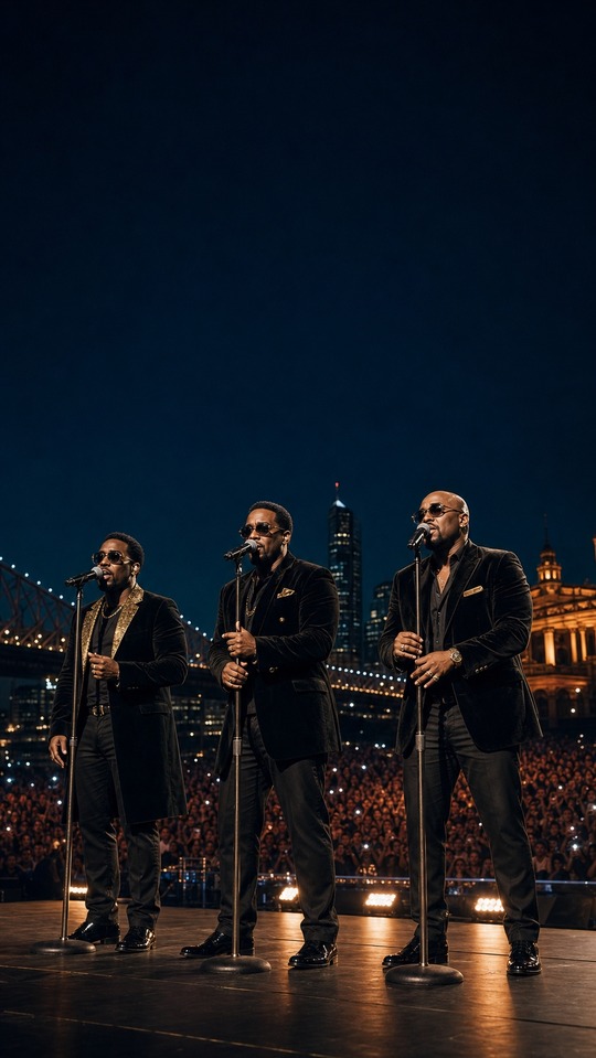 Boyz to Men Australia Tour - 4K R&B Concert Wallpaper