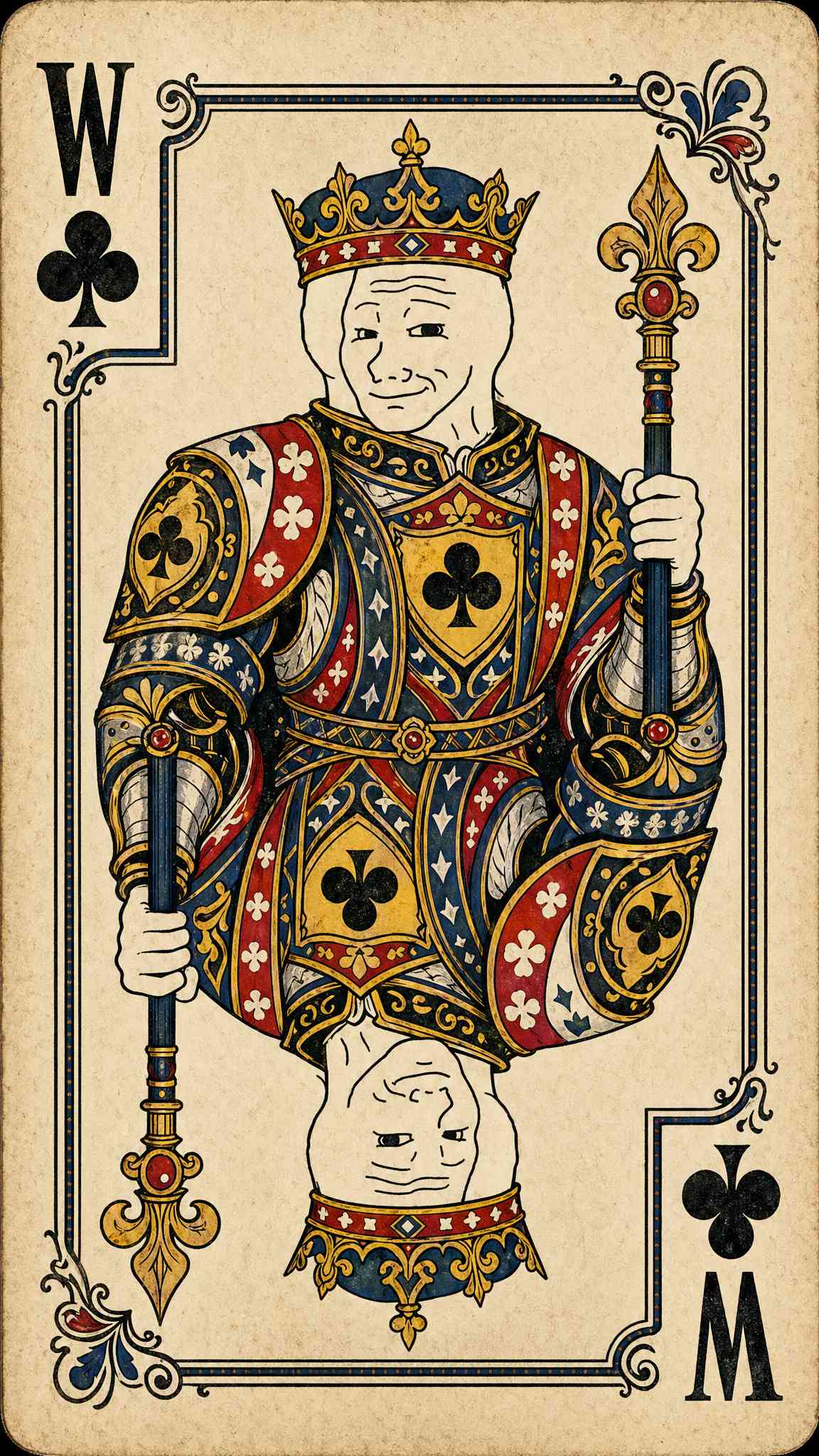 Wojak 클럽 킹 밈 배경화면