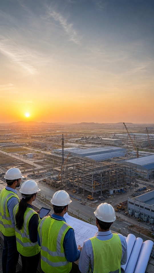 ব ন য গ (Investment) Industrial Project - 4K Wallpaper