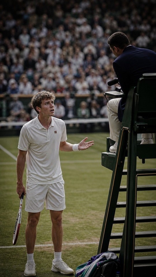 McEnroe Style: Arthur Fery Tennis Argument - 4K Wallpaper