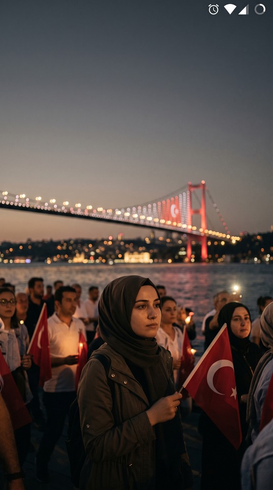 15 Temmuz 民主主義と国家団結の日 - 4K壁紙