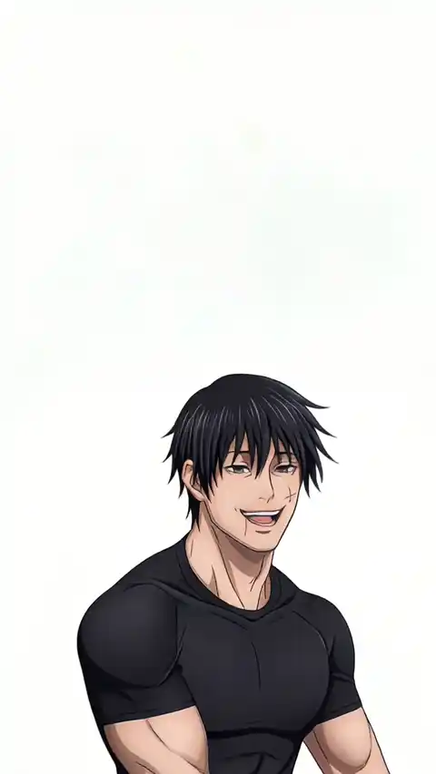 Toji Fushiguro Minimaliste - Fond d'écran Animé Anime