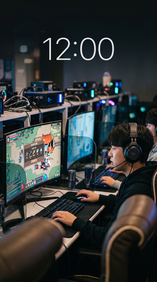 Nexon Gaming PC Bang Lifestyle - 4K Phone Wallpaper