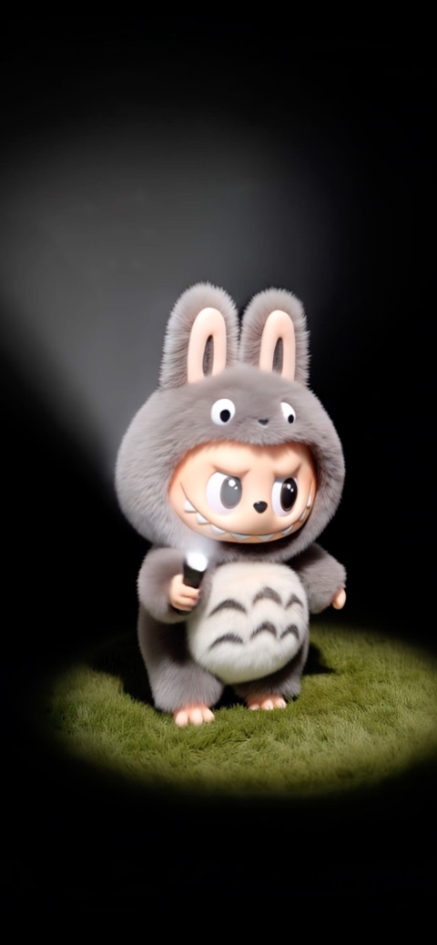 Personaje Totoro 3D Fondo de Pantalla Animado