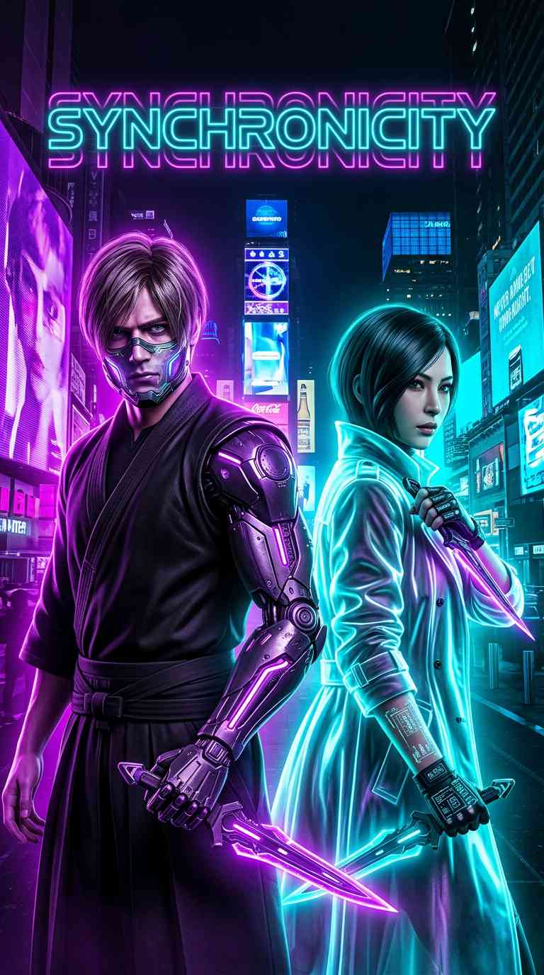 Leon & Ada Cyberpunk - 4K Hintergrundbilder