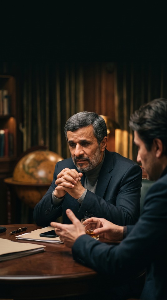 Mahmoud Ahmadinejad Realistic Portrait - 4K Mobile Backgrounds