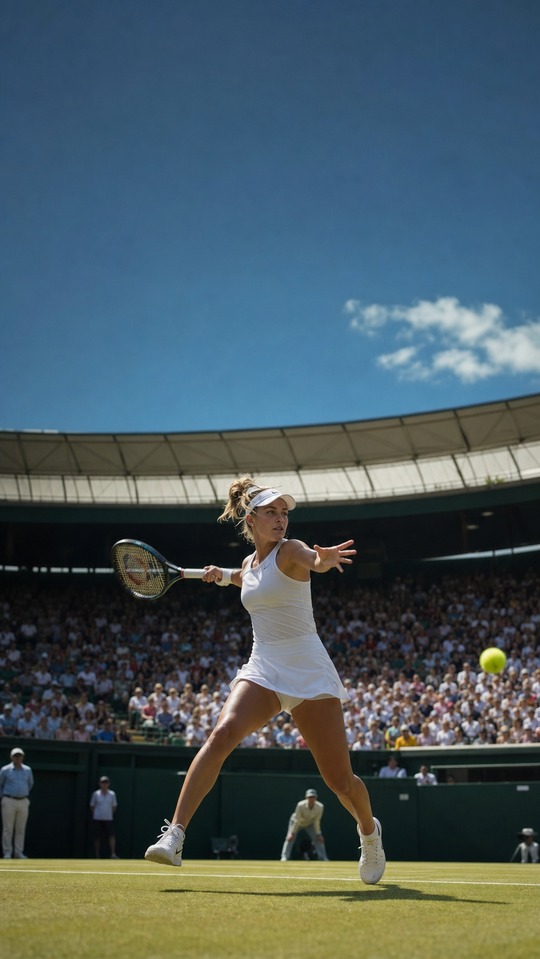 Ashlyn Krueger Wimbledon Tennis - 4K Wallpaper