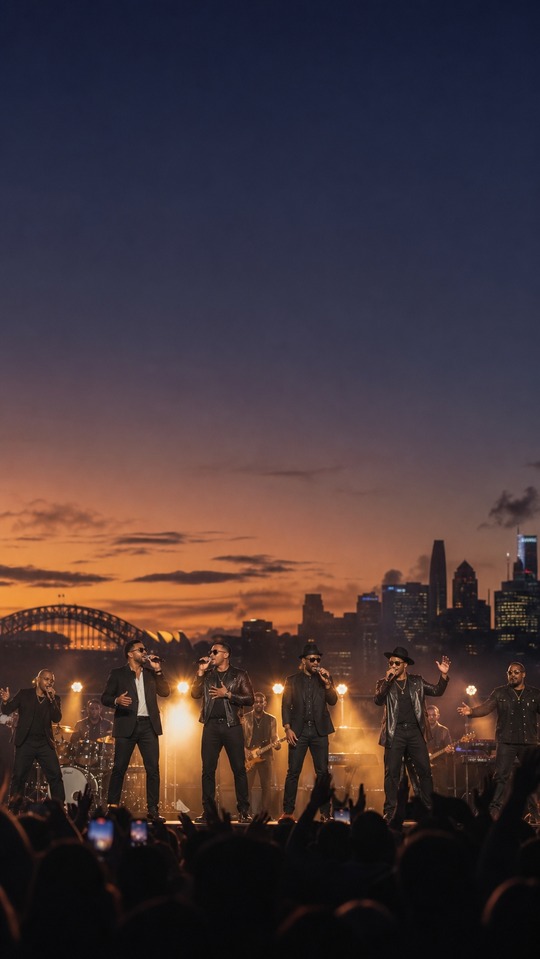Boyz to Men Australia Tour - 4K Phone Background