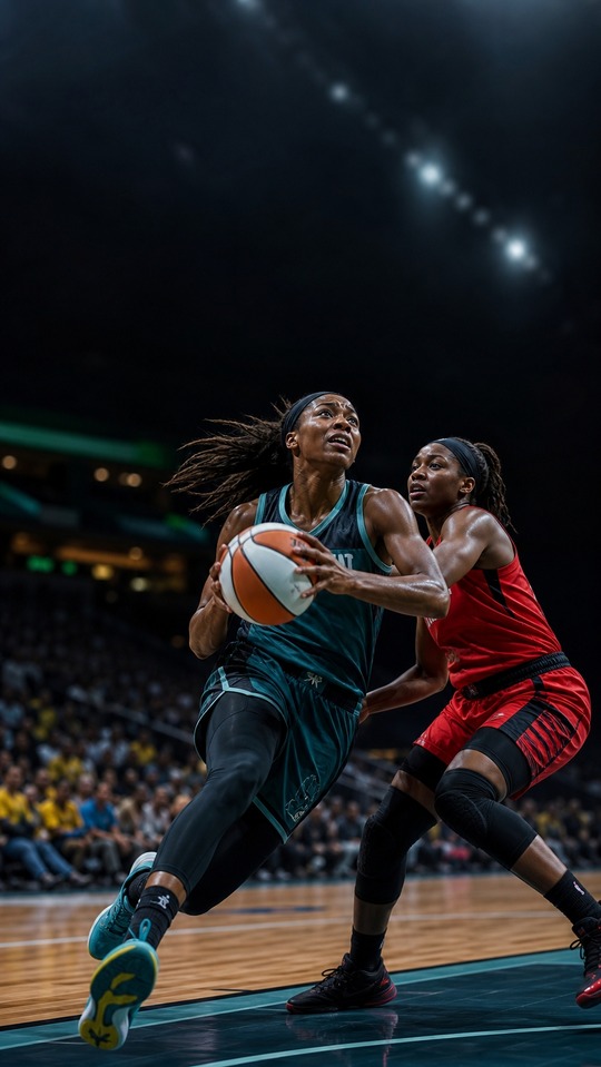 Storm vs Dream Basketball Game - 4K Wallpapers