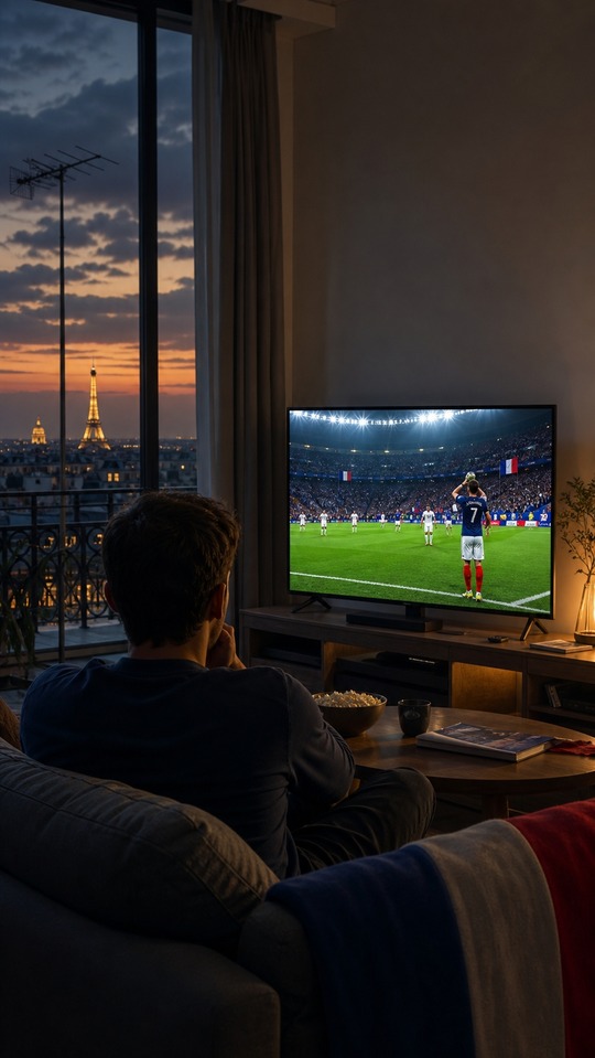 freetv France Football Paris Sunset - 4K Wallpaper