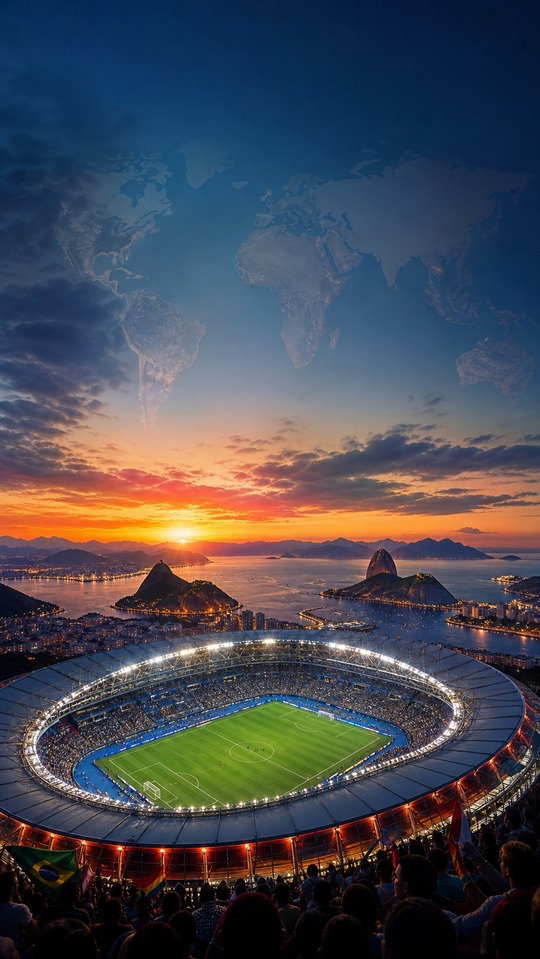 Where is the Next World Cup 2030 - Global Stadium 4K Wallpaper