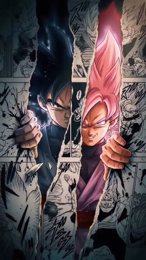 Goku Black Manga Style - Live Wallpaper