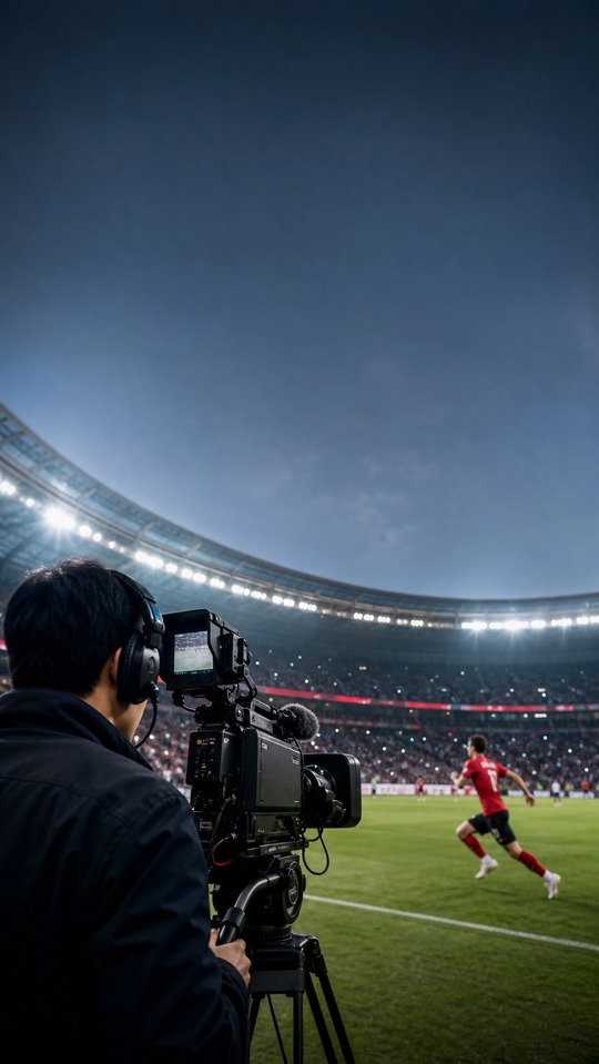 Sports Broadcasting Live Stadium - 4K Wallpaper