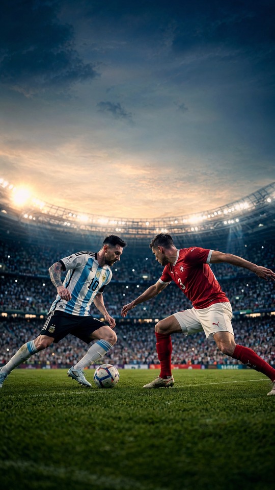 argentine vs suisse - Fonds d'écran Foot 4K