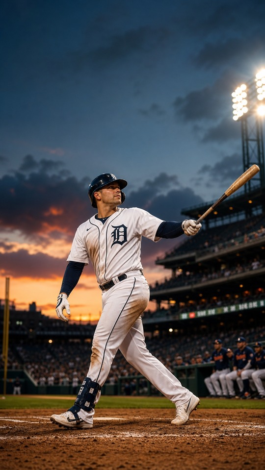 Jake Rogers Detroit Tigers Action - 4K Wallpaper