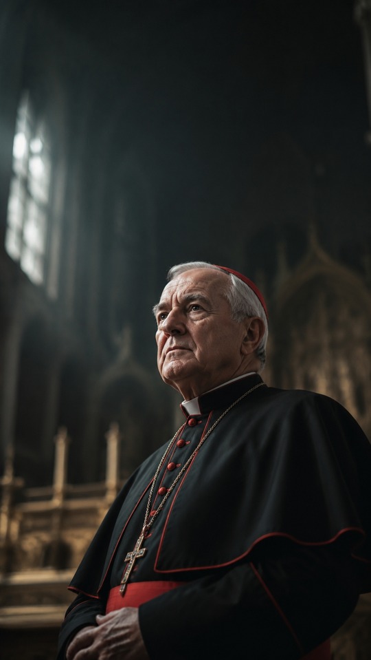 Franz Hengsbach Cardinal Portrait - 4K Wallpaper