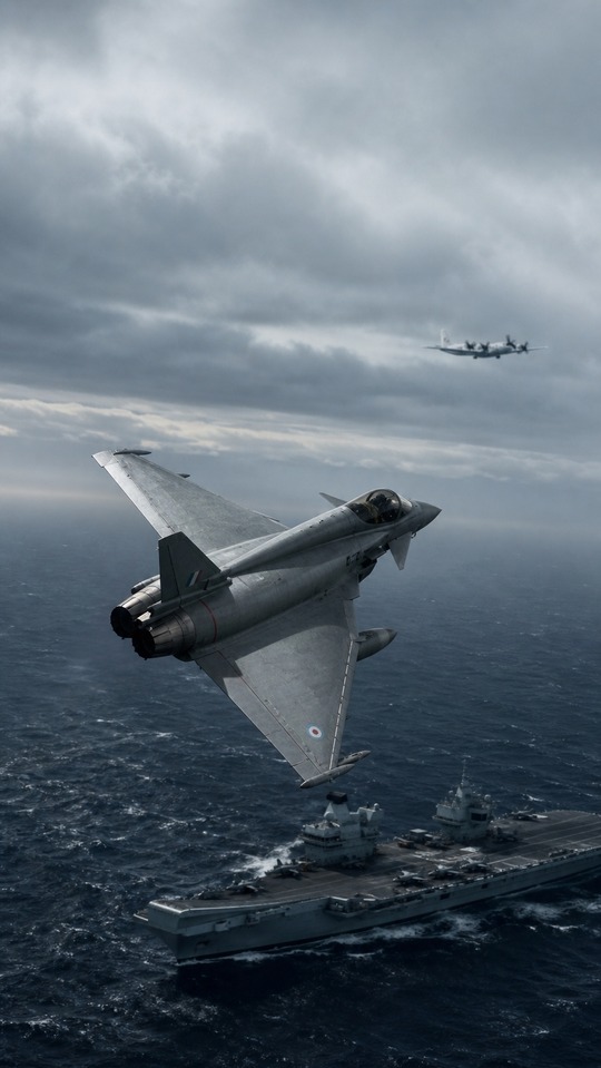 Interception avion russe UK MoD - Fond d'écran Mobile 4K