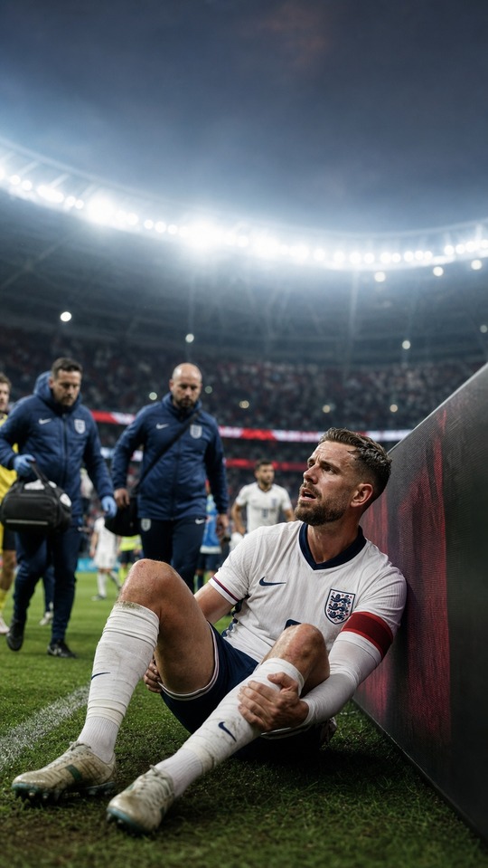 Jordan Henderson Verletzung - England Fußball 4K Wallpaper