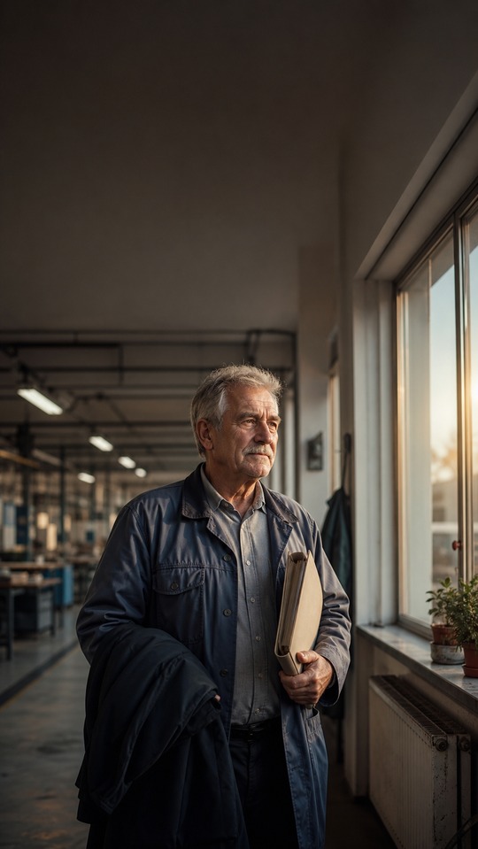 Rente mit 63 Realistic Worker - 4K Wallpapers