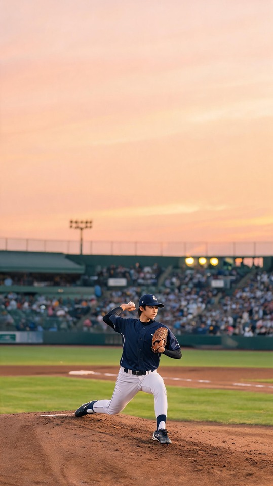 Virtual High School Baseball Action - 4K Wallpaper