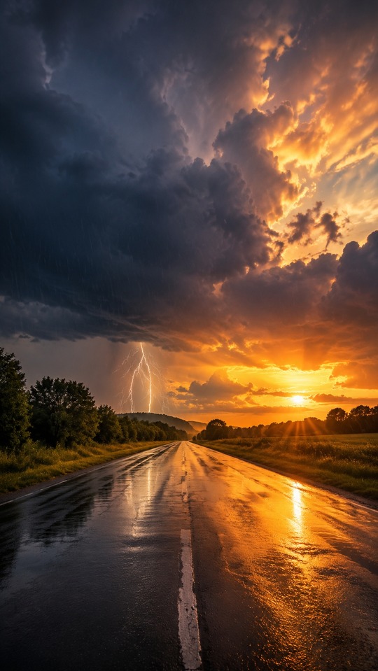 Chaleur Heatwave and Storm - 4K Wallpaper