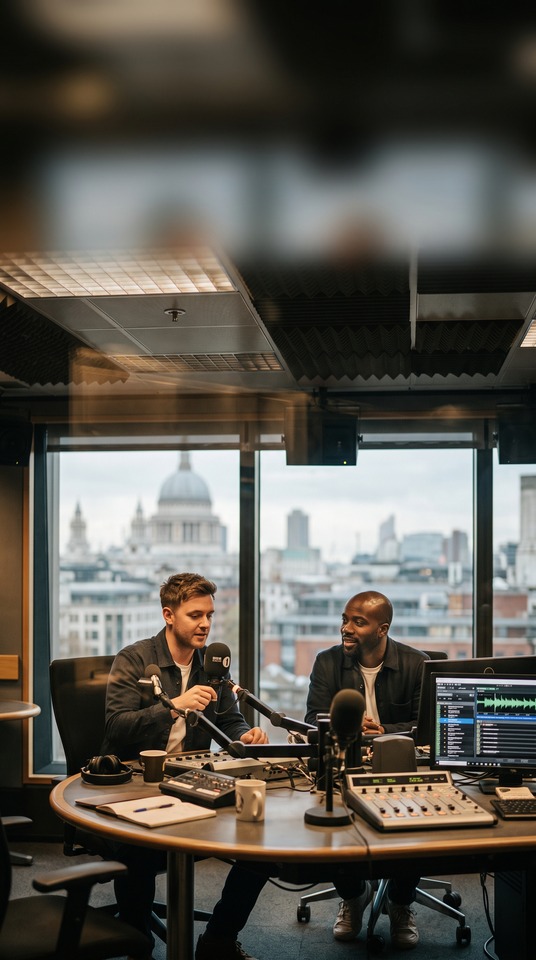 BBC Radio 1 Studio - 4K Hintergrundbild