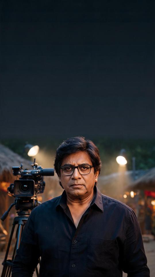 Ram Gopal Varma (ర మ గ ప ల వర మ) Cinematic Realism - 4K Wallpaper