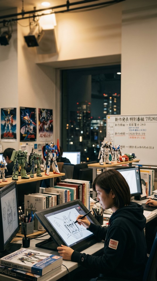 Gundam Series Creative Process - 4K Phone Background